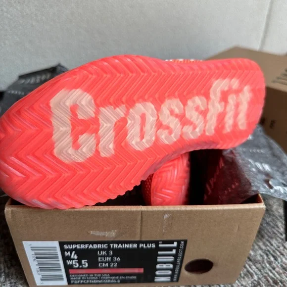 NOBULL Bright Orange Sneakers - Picture 5 of 5